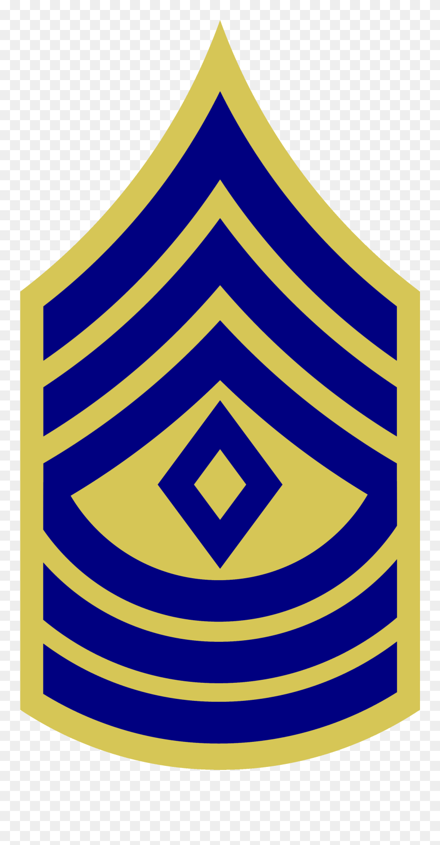 Sergent Clipart Us Army - Sergeant Major Insignia - Png Download