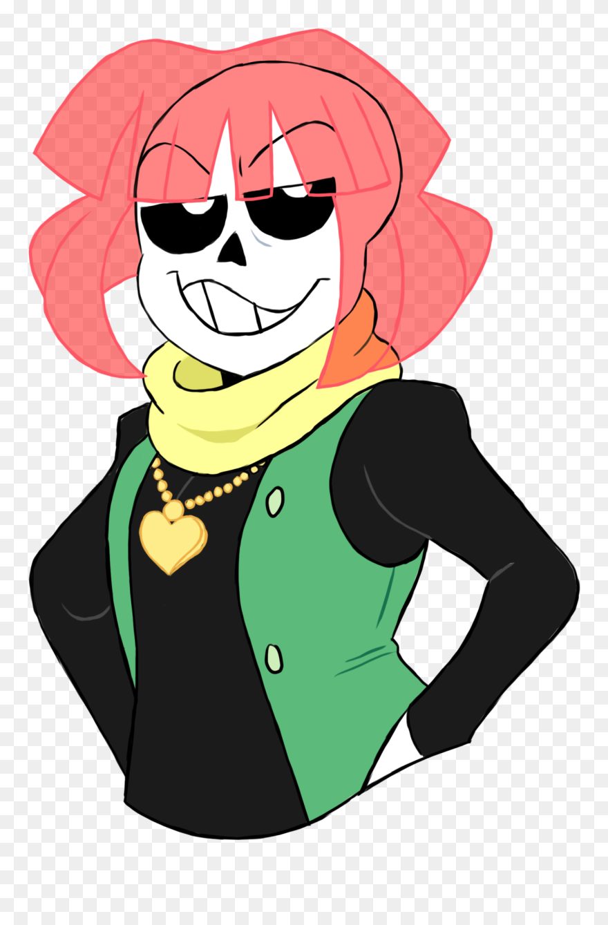 I Saw How Sassy Adult Chara Looked - Ask Frisk And Company Sprite Clipart