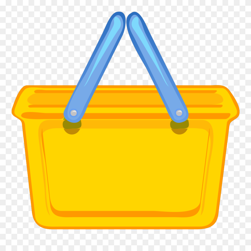 Shopping Basket Vector Image - Shopping Basket Clipart - Png Download