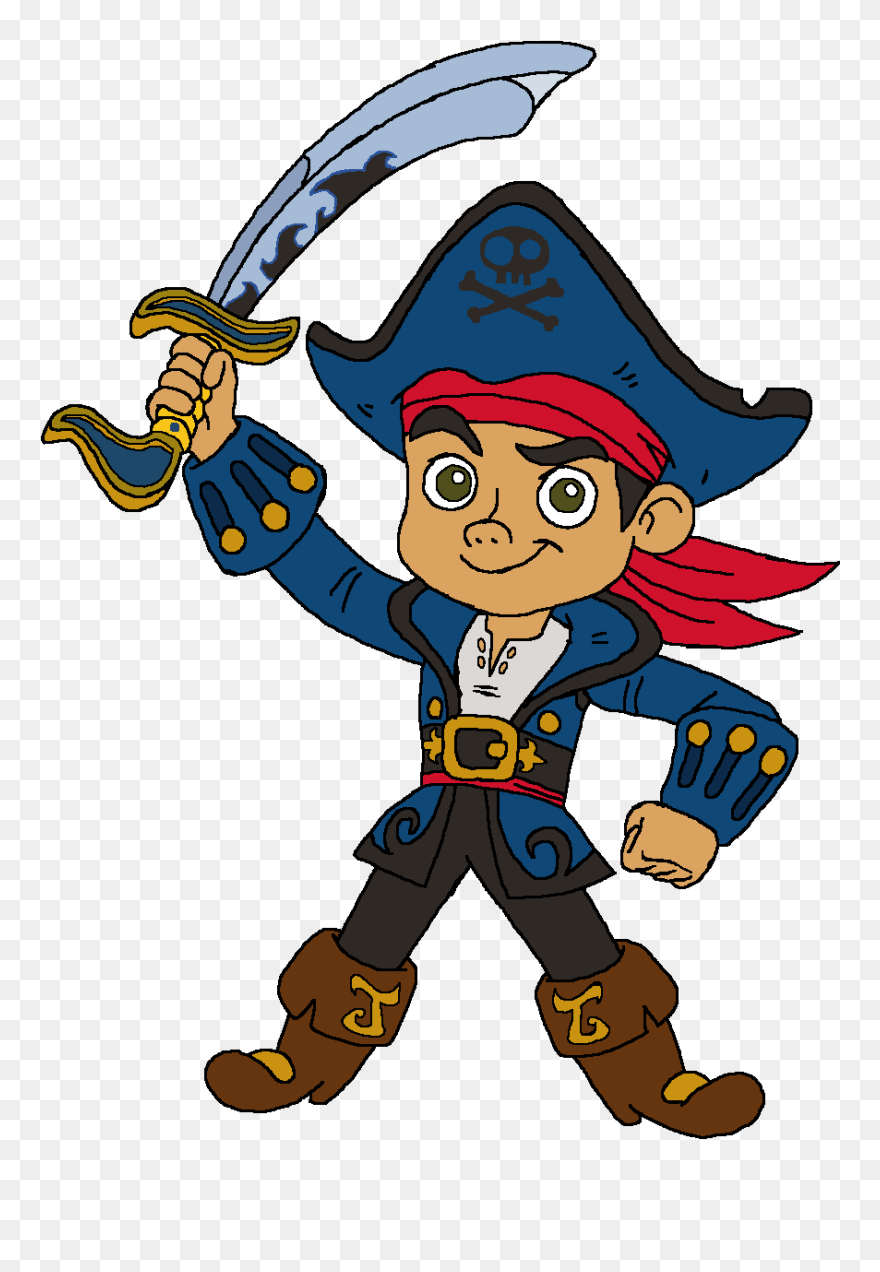 Captain Hook Smee Youtube Neverland Disney Junior - Jake And The Neverland Pirates Clipart