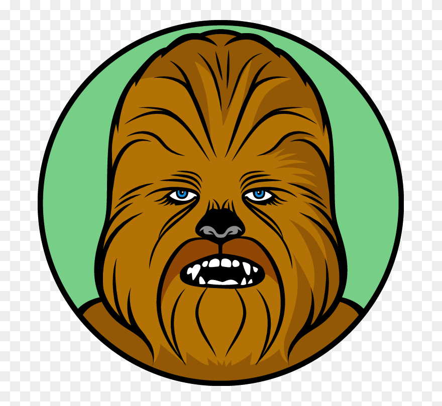 Chewbacca Star Wars Cartoon Clipart