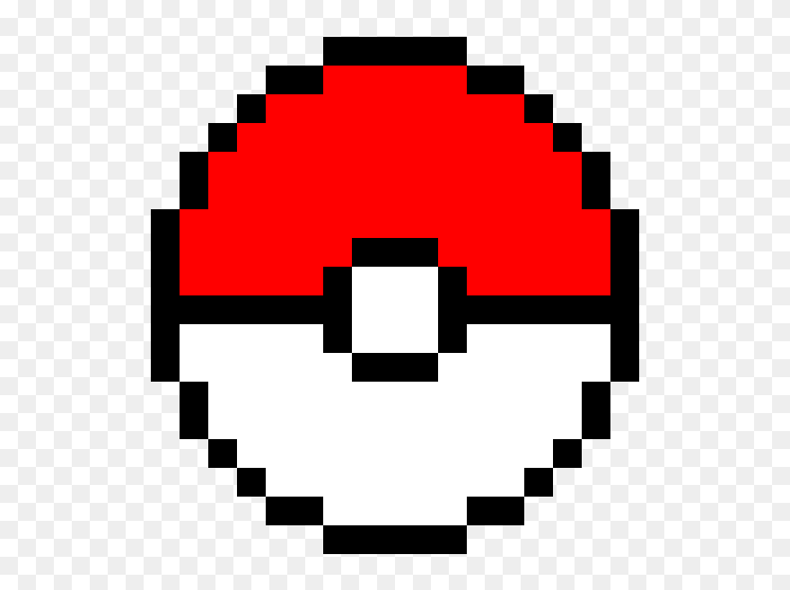 Cloud Knight S Pixel - Pokeball Pixel Art Clipart