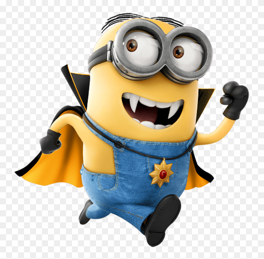 Minion Dracula Transparent Stick Clipart - Minion Png Hd