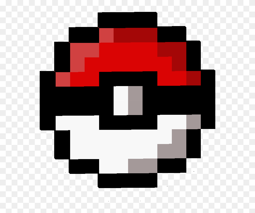 Pixel Art Pokeball Clipart , Png Download - Pokemon Pixel Art Pokeball Transparent Png