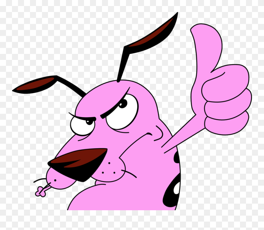 Sick Dog Clipart Clip Stock Outline Of Courage The - Courage The Cowardly Dog Angry - Png Download
