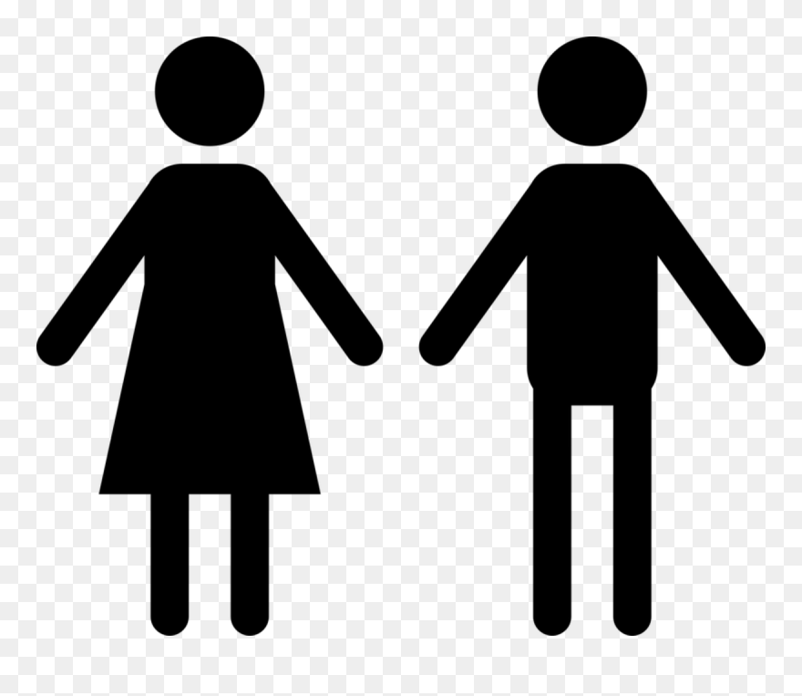 Schmidsi/pixabay - Silhouette Boy And Girl Clipart - Png Download