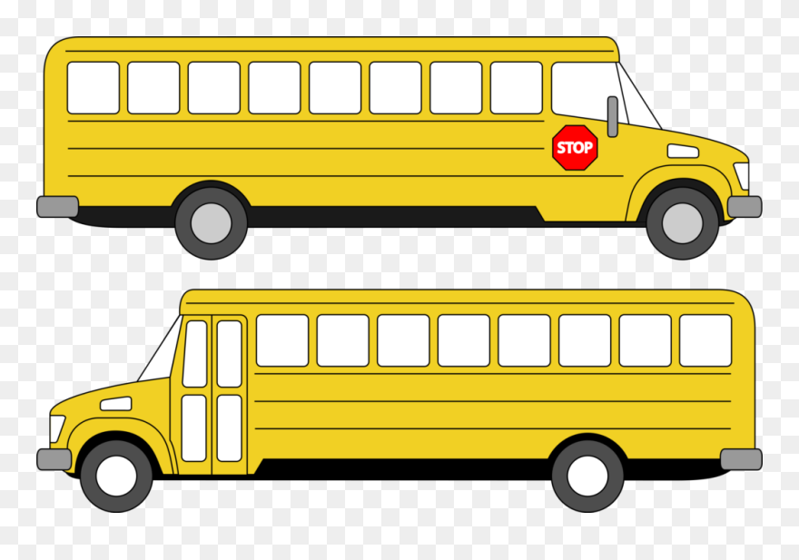 School Bus Stop Clipart Svg Free 46 School Buses Clipart - Clip Art School Bus - Png Download