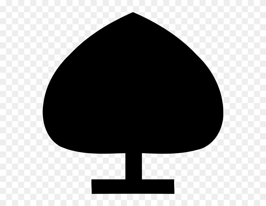 Spade Playing Card Symbol Vector Illustration - Furniture Clipart