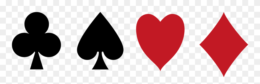 Playing Symbols Png Transparent - Playing Card Symbols Png Clipart
