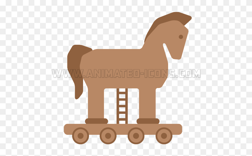 Trojan Horse Clipart Gif Animation - Sorrel - Png Download
