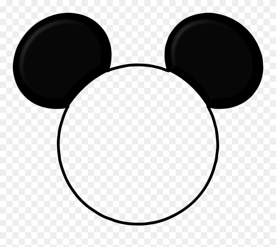 Transparent Mickey Shaped Food Clipart - Mickey Mouse Ears Transparent - Png Download