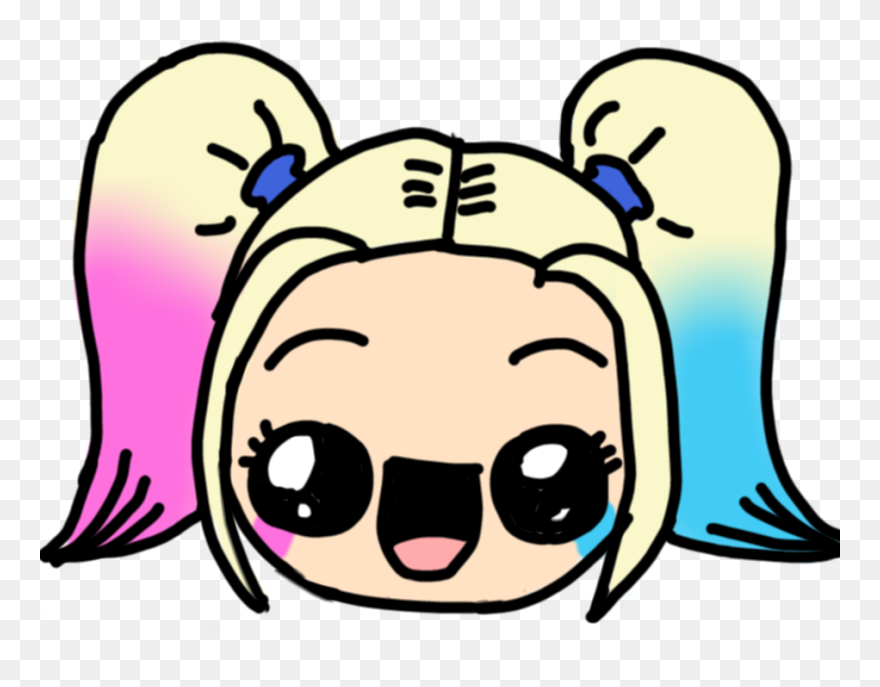 #harleyquinn #harley #quinn - Harley Quinn Emojis Clipart