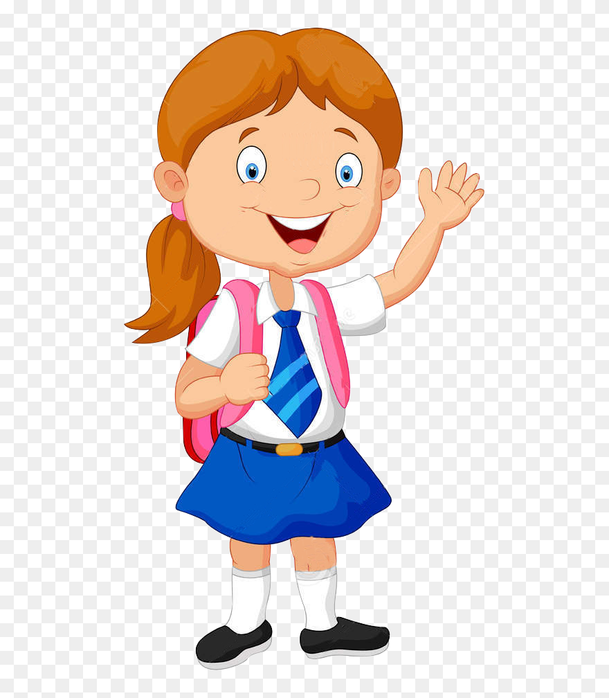 School Kids Png Cartoon Clipart