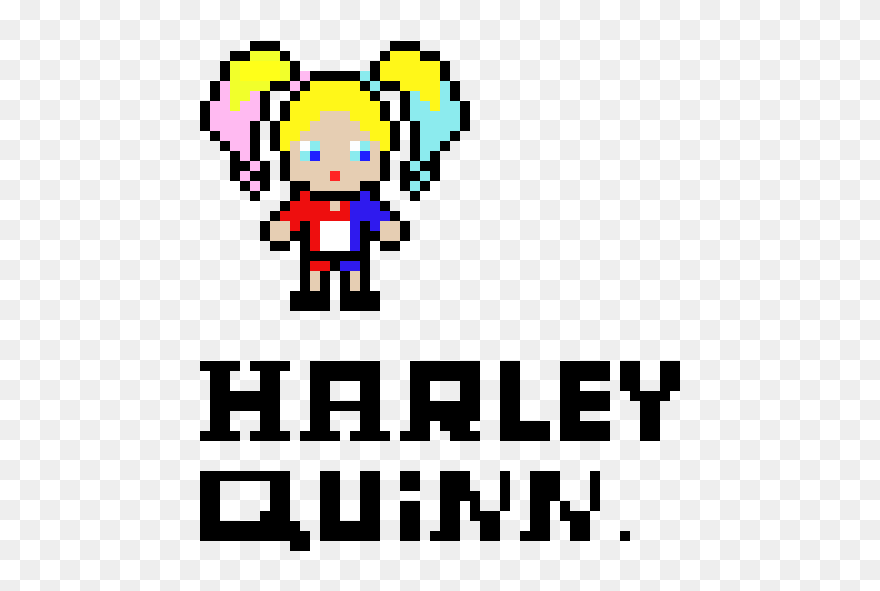 Pixel Art De Harley Quinn Clipart