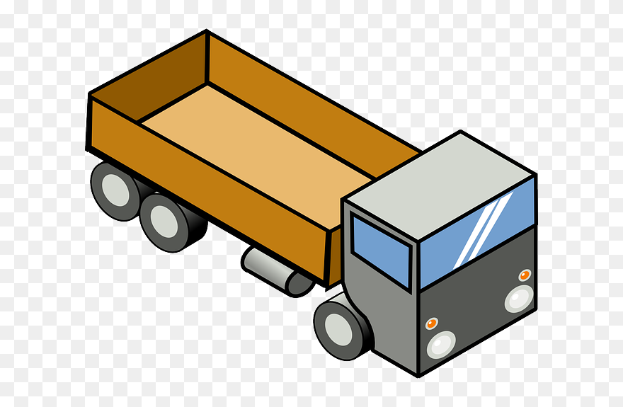 Transportation, Truck, Lorry, Vehicle, Trailer - Truck Clip Art - Png Download