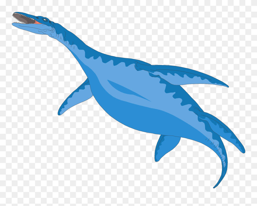 Water Dinosaur Cartoon Clipart