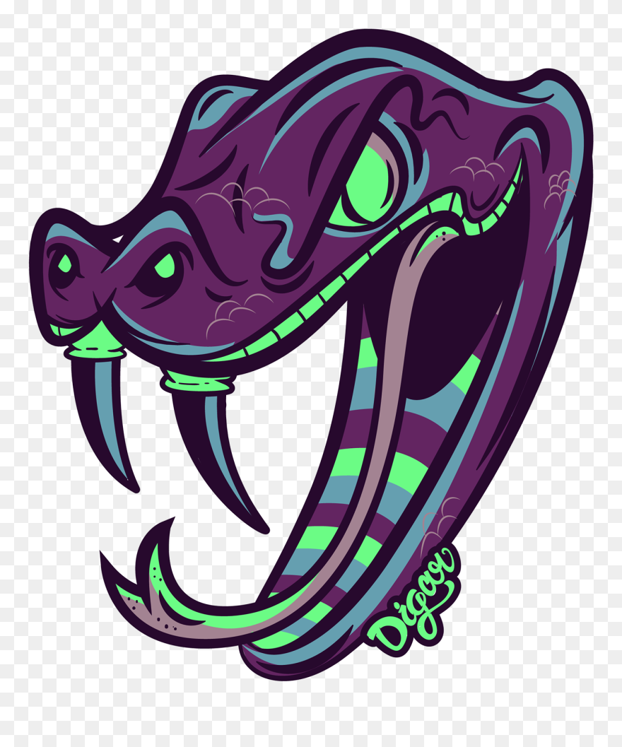 Black Mamba Clipart Snake Venom - Black Mamba Logo Free - Png Download