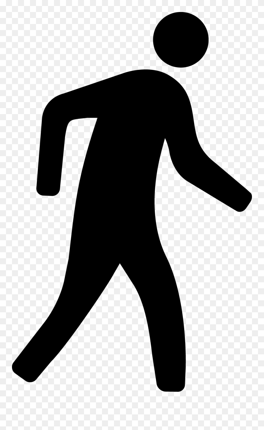 Picture - Walking Symbol Png Clipart