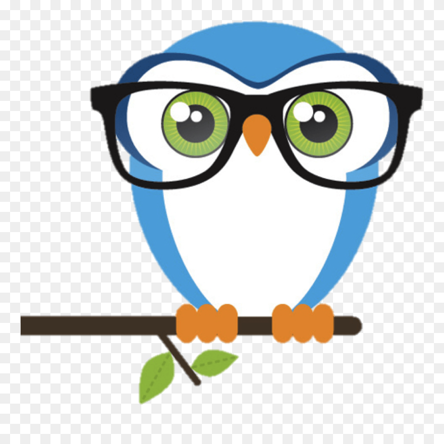 Birds With Nerd Glasses Clipart