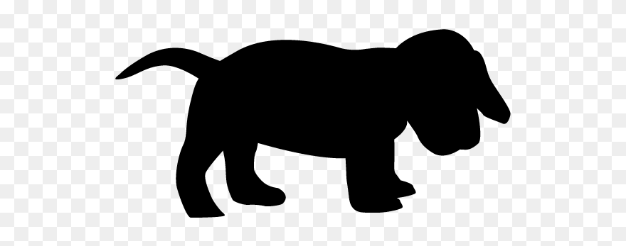 Puppy Dog Breed Silhouette Clip Art - Perro Png Mayor Resolucion Transparent Png
