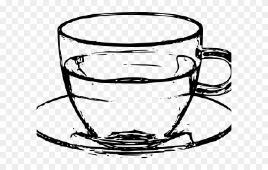 Cup Plate Clip Art - Png Download