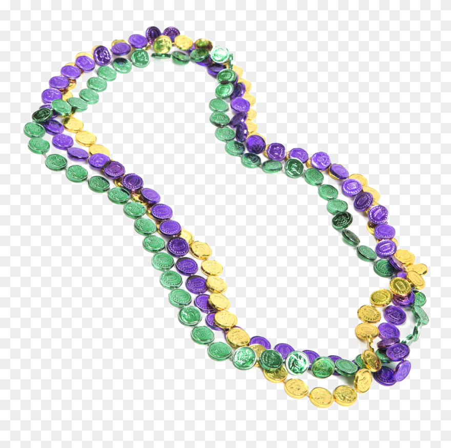 Beads Png Transparent Images - Mardi Gras Beads Transparent Clipart