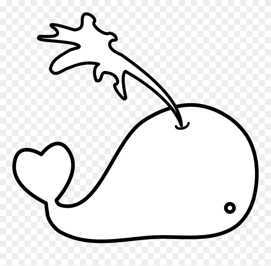 Transparent Whale Clipart Black And White - Morski Kit Clipart - Png Download