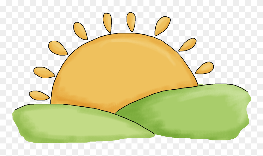 Caramel Sauce Clipart - Sun Rise Clipart - Png Download