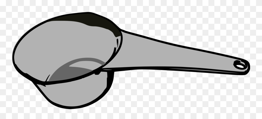 Monochrome Png Clipart - Dry Measuring Cup Clip Art Transparent Png