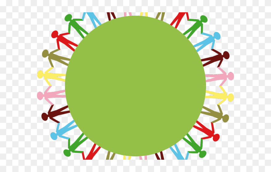Circle People Holding Hands Clipart