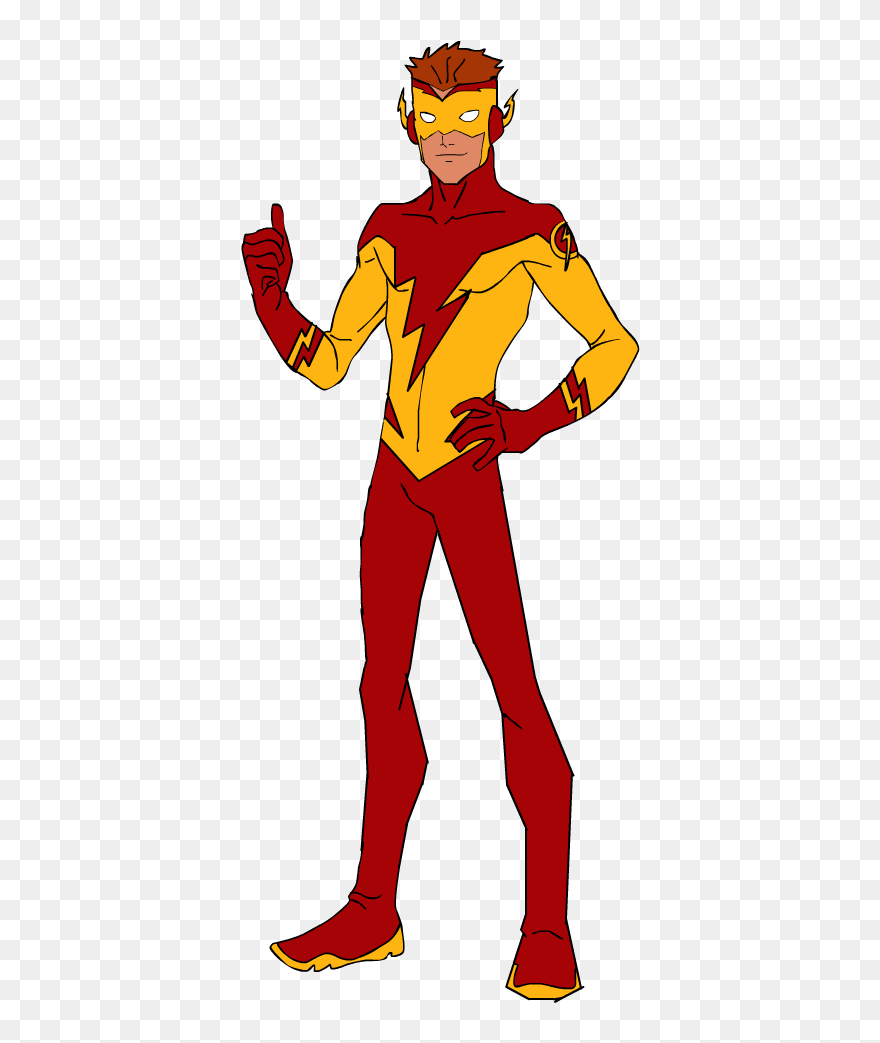The Flash New 52 Png - Young Justice Wally West Rebirth Clipart