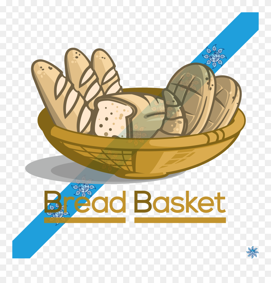 Bread Clipart Basket - Png Download
