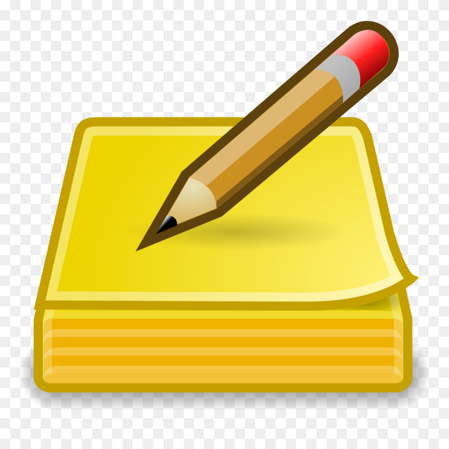 Sticky Note With Writing Clipart - Png Download