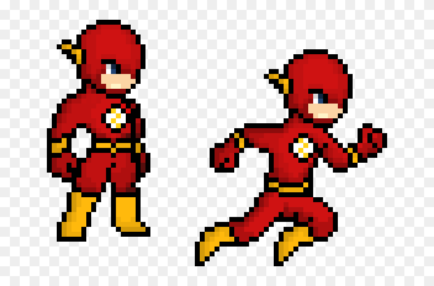 Pixel Art The Flash Clipart