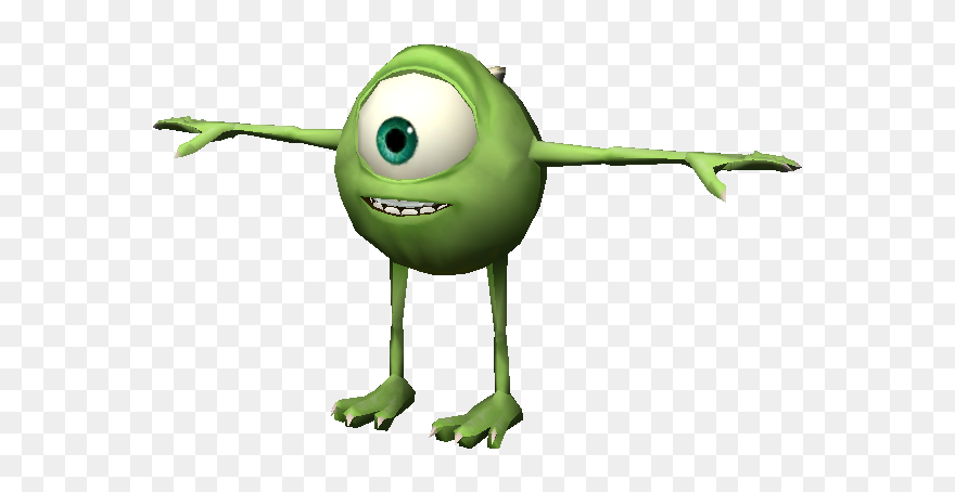 Download Zip Archive - Mike Wazowski T Pose Clipart
