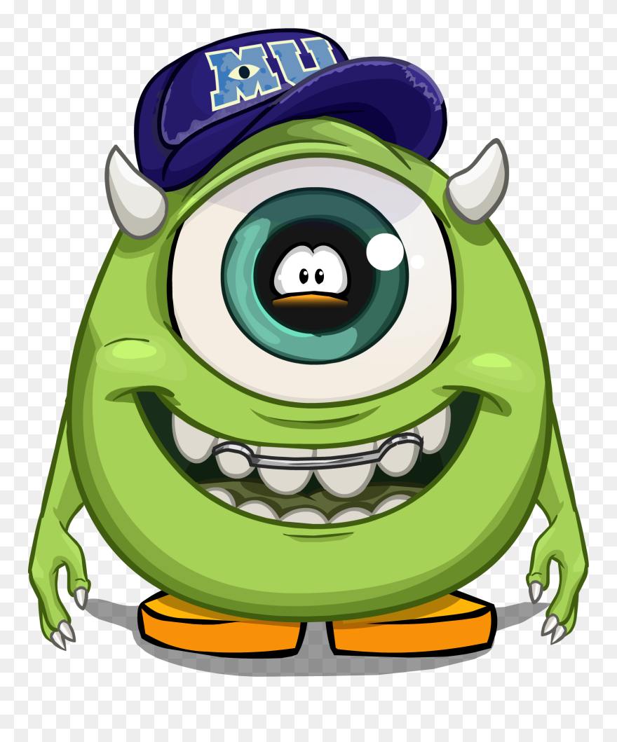 Club Penguin Wiki - Club Penguin Mike Wazowski Clipart