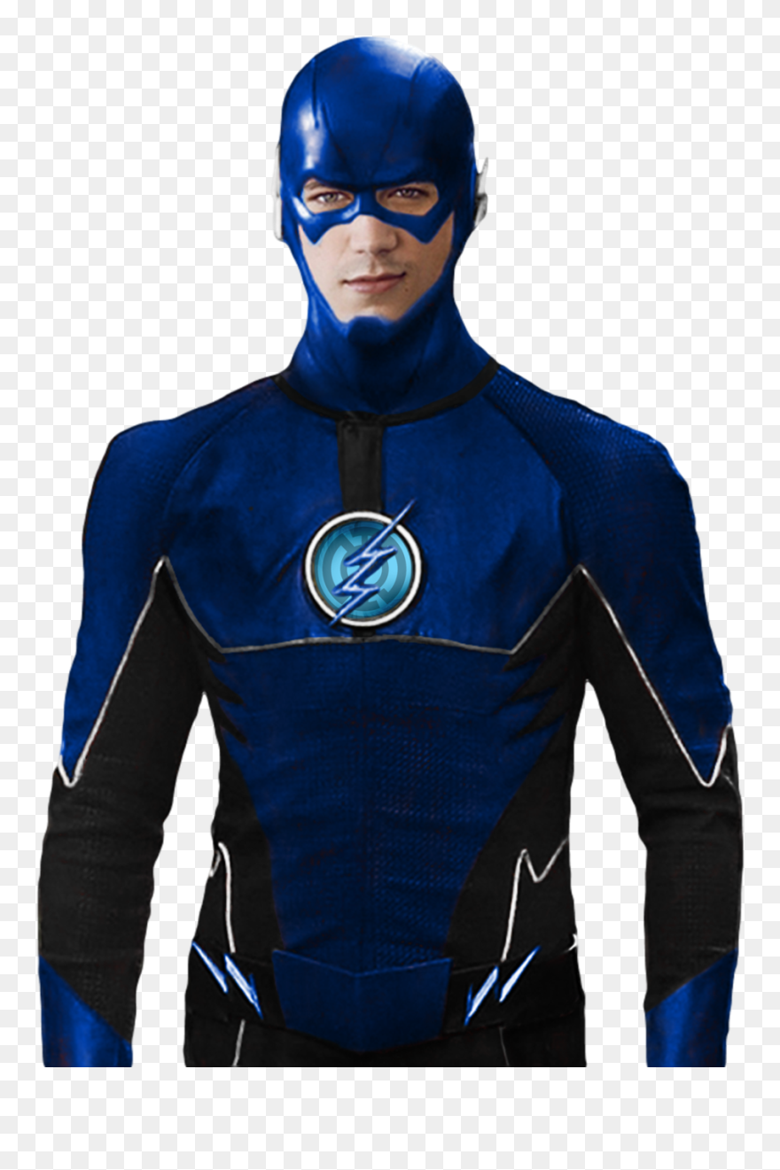 Blue Flash Png - Dc Green Flash Suit Clipart