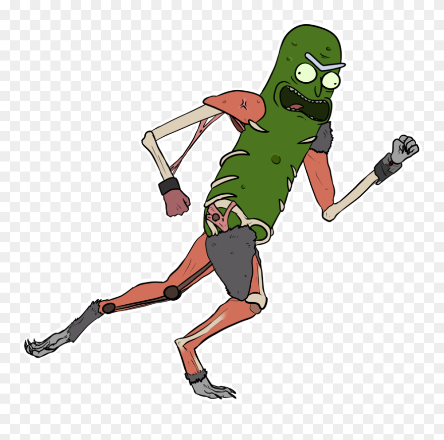 Pickles Clipart Ketchup, Pickles Ketchup Transparent - Rick And Morty Cucumber - Png Download
