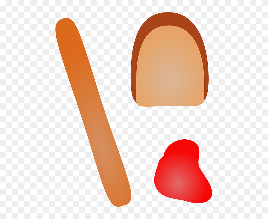 Food, Bread, Cartoon, Hot, Sausage, Dogs, Ketchup - Clip Art - Png Download