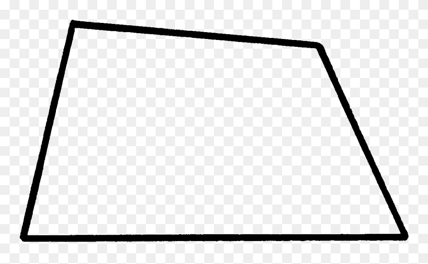 Trapezium Black And White Clipart