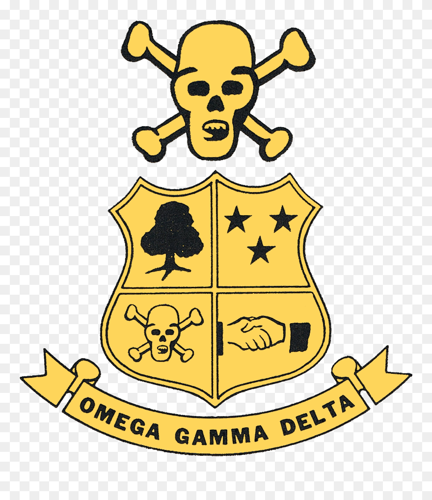 Handshake Clipart Brotherhood - Omega Gamma Delta Crest - Png Download
