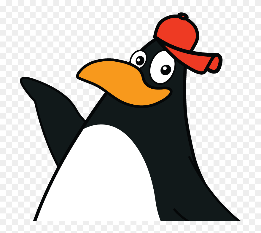 Joey The Penguin Waving - Portable Network Graphics Clipart