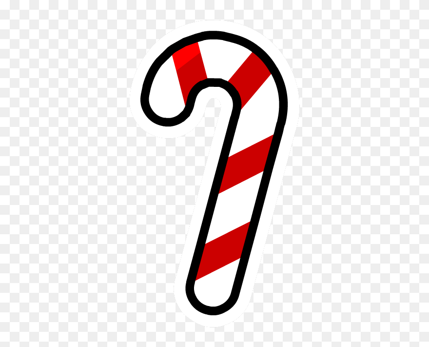 Candy Cane Gingerbread House Clip Art - Candy Cane Transparent - Png Download