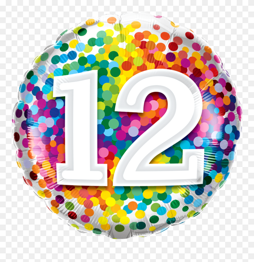 11th Birthday Balloons Clipart