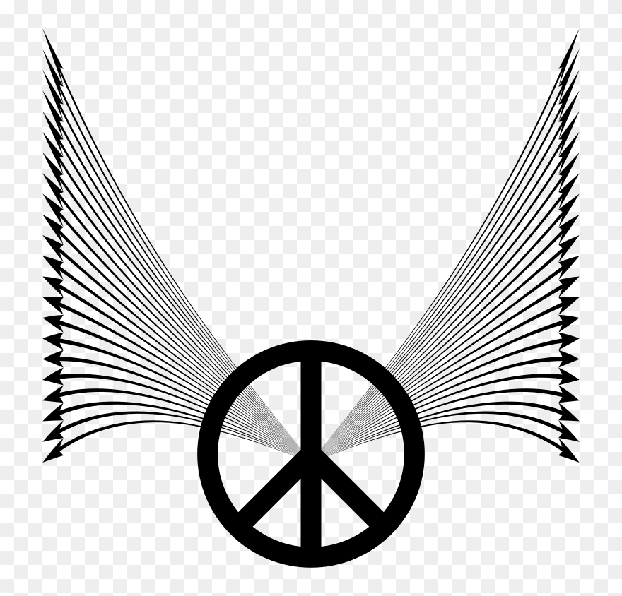 Spread Peace - Peace Symbol Clear Background Clipart