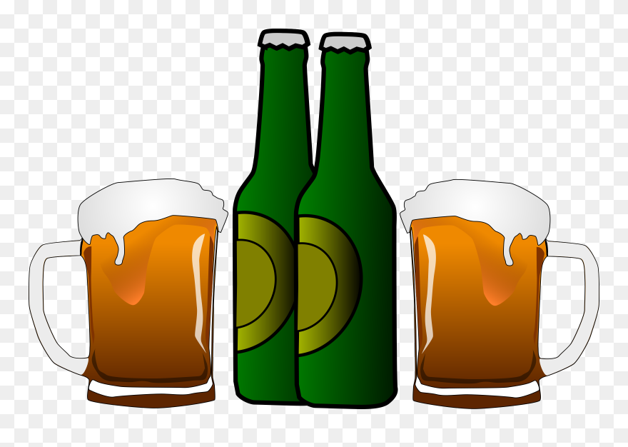 Vector Graphics Of Beers - Alcohol Clip Art - Png Download