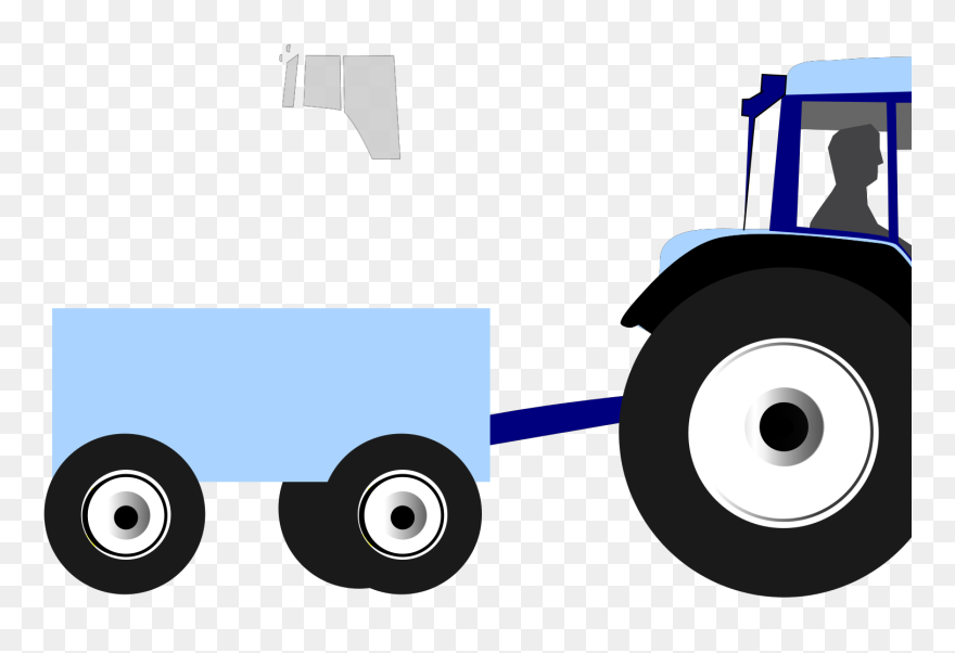 Transparent Background Farm Tractor Clipart - Png Download