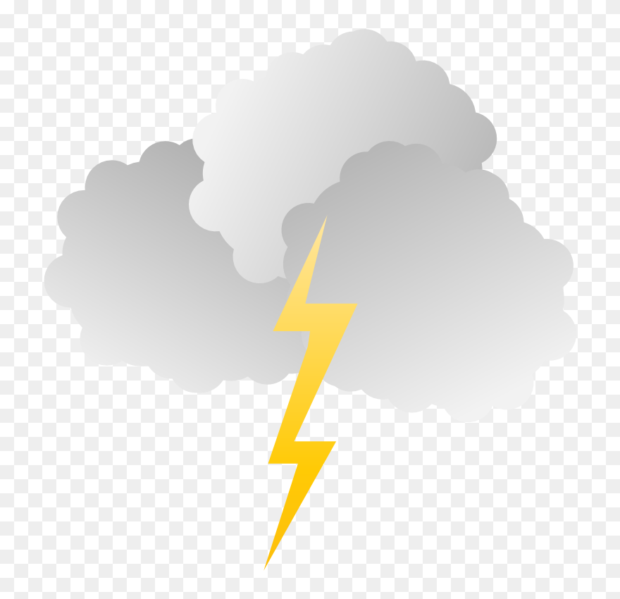 Thunder Clipart Dark Cloud Cloud Images Clipart Clipart - Taj Mahal - Png Download