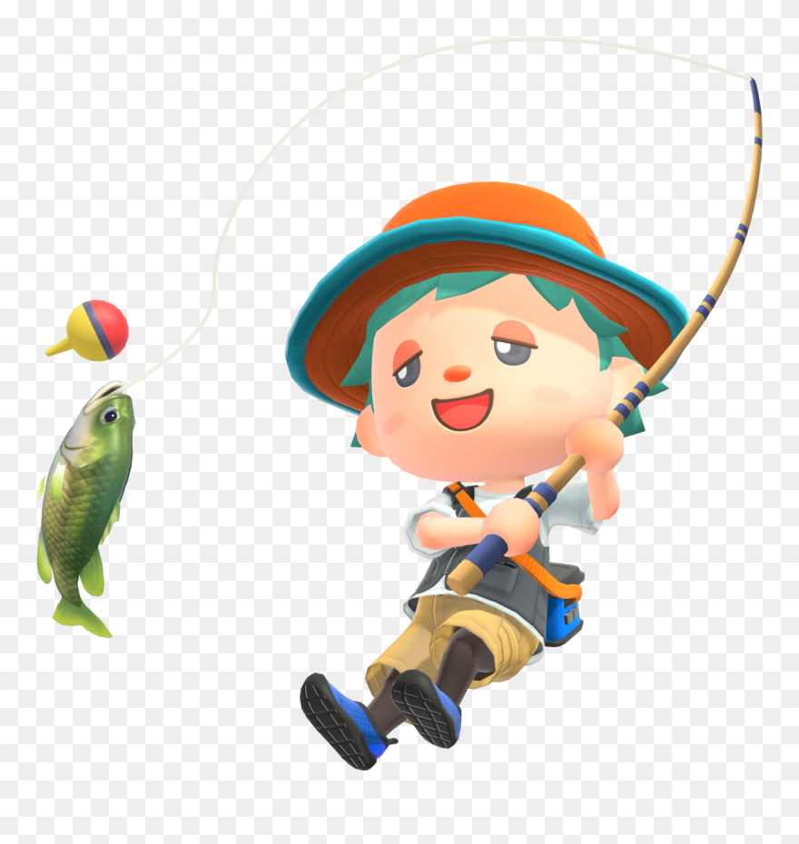 Animal Crossing New Horizons Fishing Rod Clipart