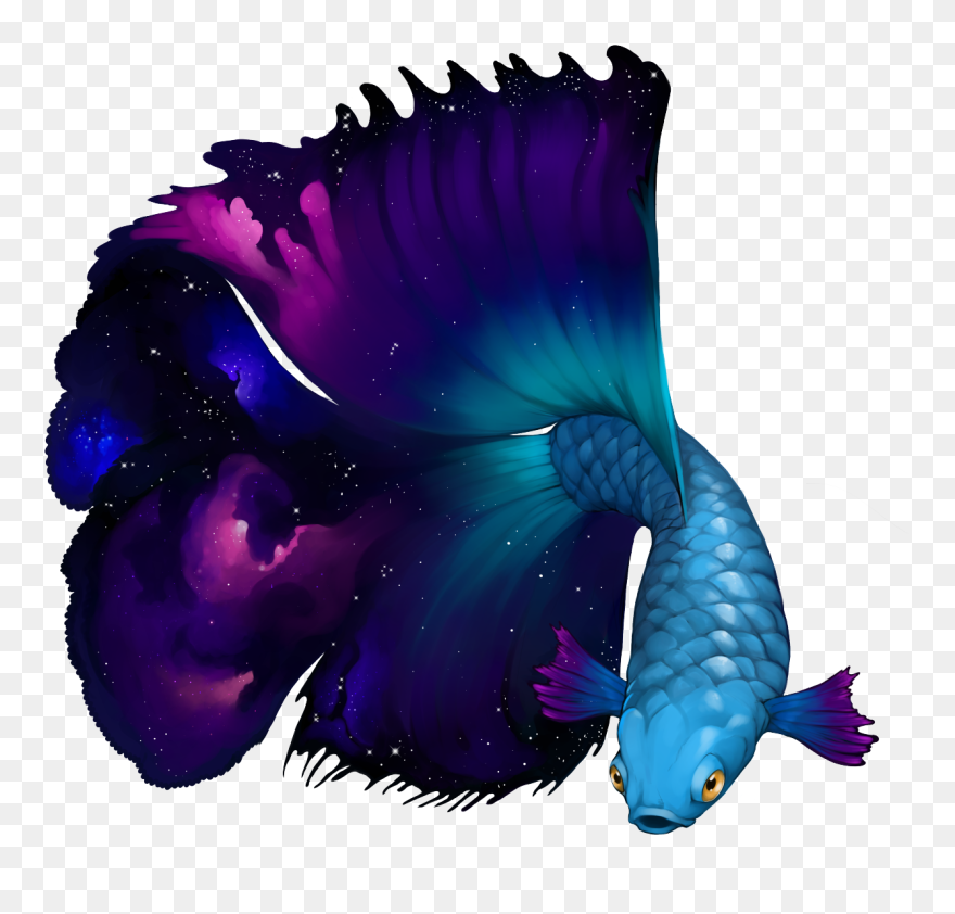 Betta Nebula - Portable Network Graphics Clipart